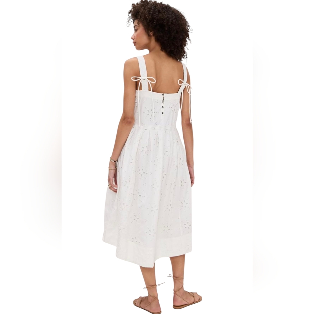 Free People Womens Dress Primavera Fairy Milkmaid Cottagecore Ethereal Large‎ - Picture 13 of 16